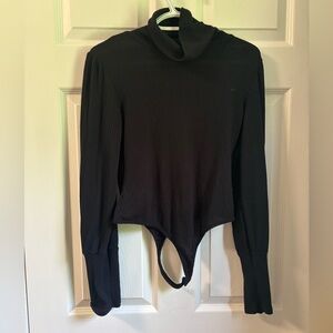 L Long Sleeve Turtle Neck Body Suit by Revamped